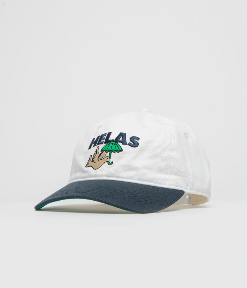 Helas Liberte Cap in White and Navy