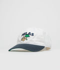 Helas Liberte Cap in White and Navy