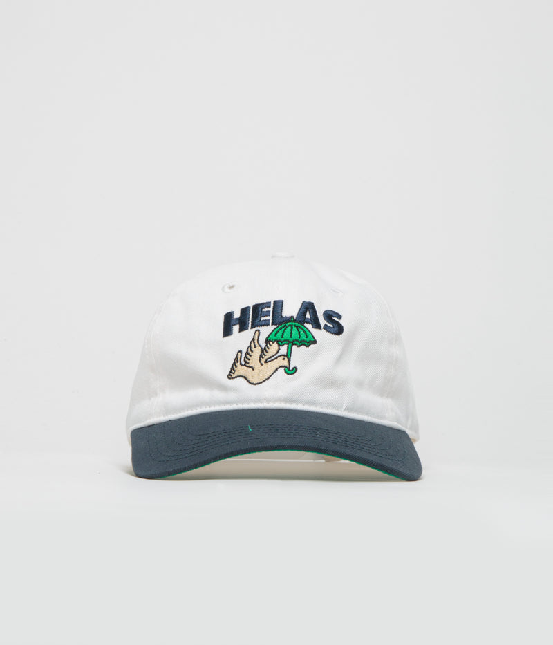 Helas Liberte Cap in White and Navy