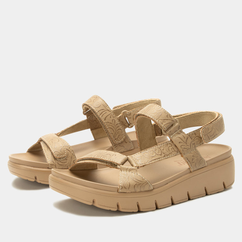 Henna Aged Sand Sandal | Alegria Shoes