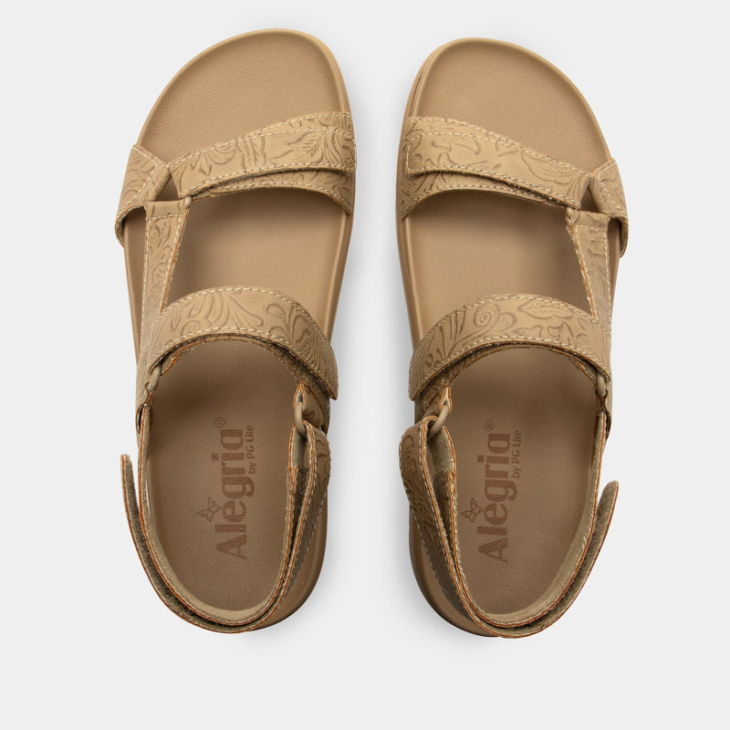 Henna Aged Sand Sandal | Alegria Shoes