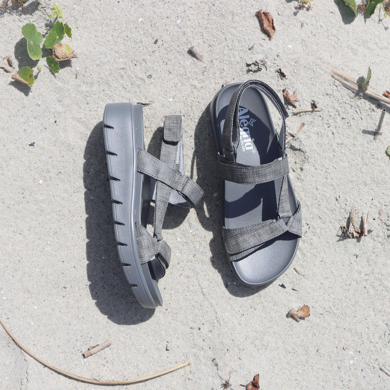 Henna Steel Sandal | Alegria Shoes