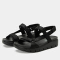 Henna They Call Me Mellow Black Sandal | Alegria Shoes