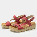 Henna Washed Ruby Sandal | Alegria Shoes