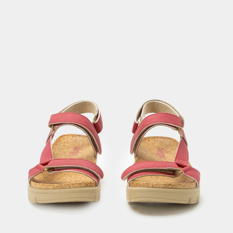 Henna Washed Ruby Sandal | Alegria Shoes