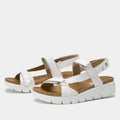 Henna White Sandal | Alegria Shoes