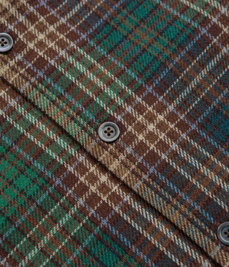 Howlin' Cocktail Short Sleeve Shirt in Sand Check