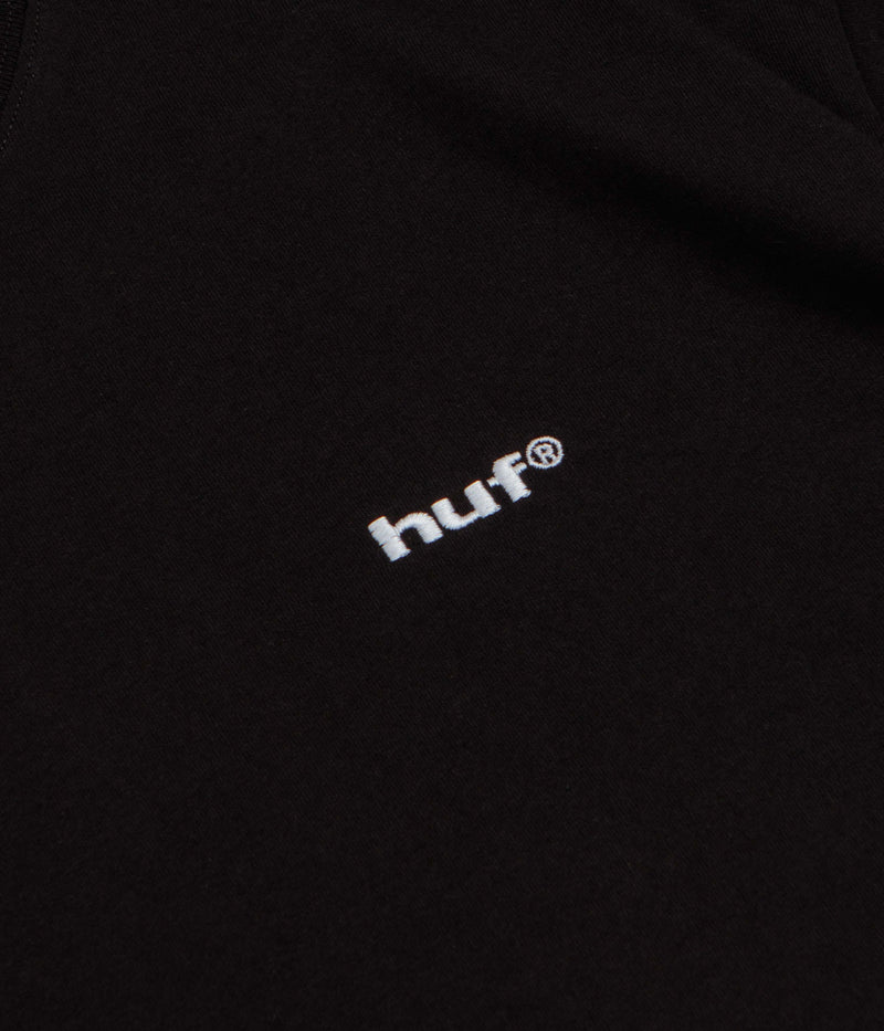 HUF 89 Embroidered T-Shirt in Black and White