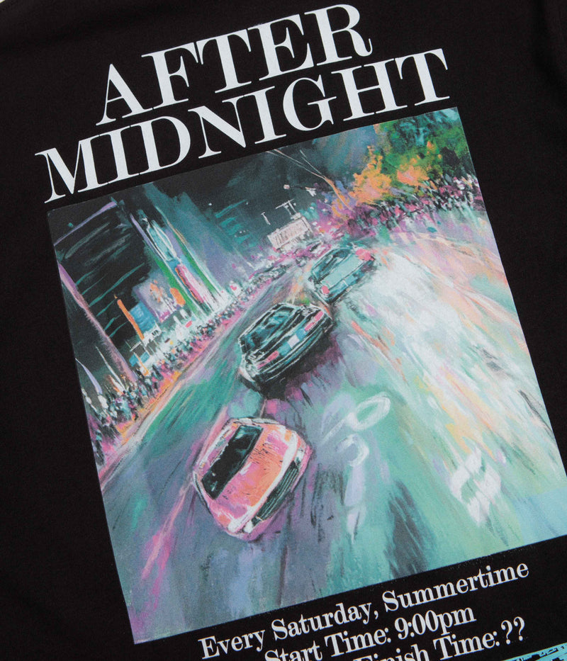 HUF After Midnight T-Shirt in Black