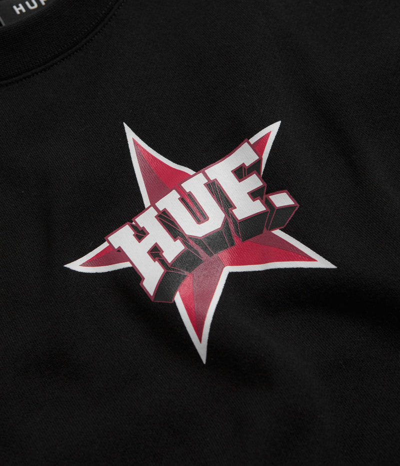 HUF All Star Crewneck Sweatshirt in Black