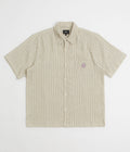 HUF Apollo Striped Short Sleeve Shirt in Natural