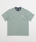 HUF Apollo Striped T-Shirt in Blue