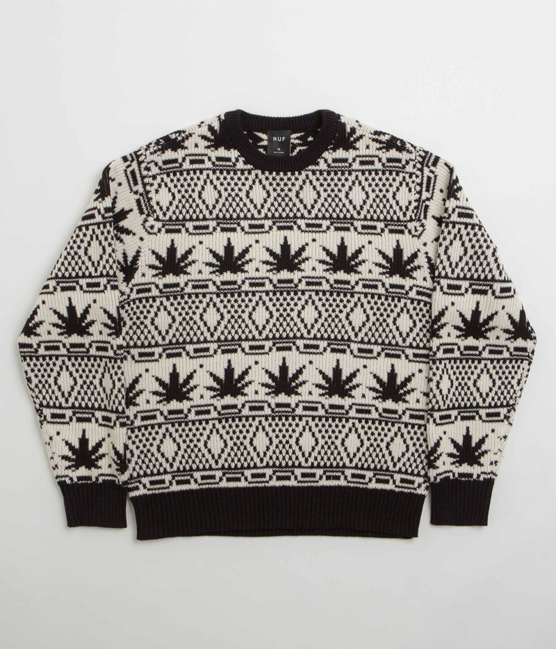 HUF Apres Crewneck Sweatshirt in Natural