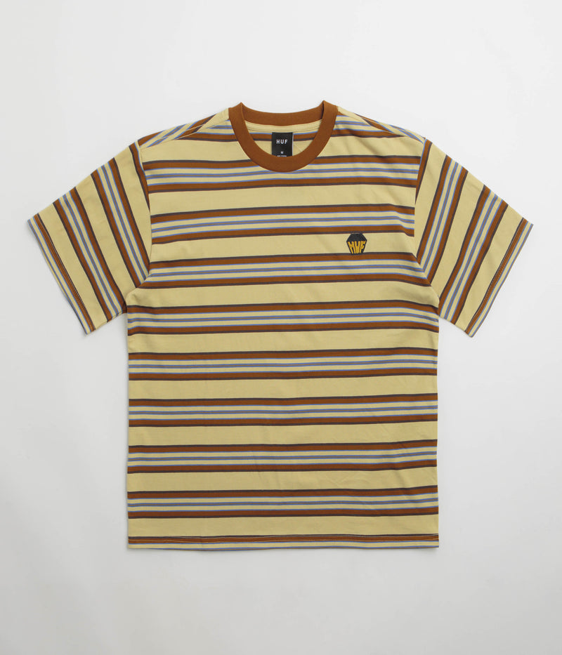 HUF Big Block Stripe T-Shirt in Clay