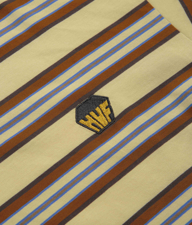 HUF Big Block Stripe T-Shirt in Clay