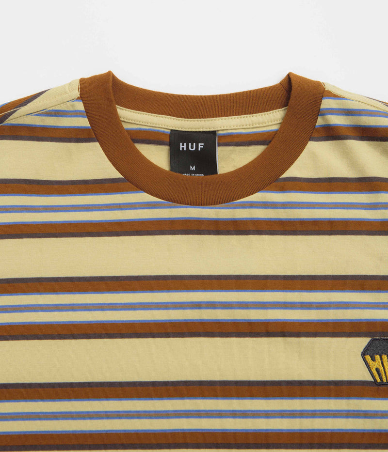 HUF Big Block Stripe T-Shirt in Clay