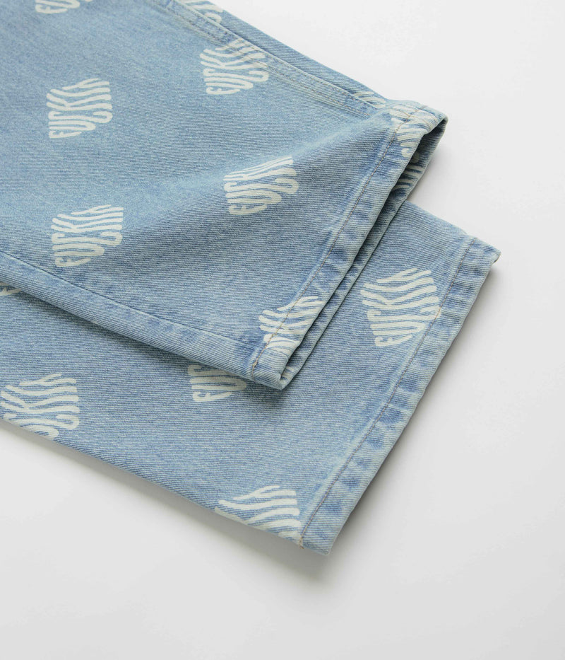 HUF Cromer Print Pants in Blue