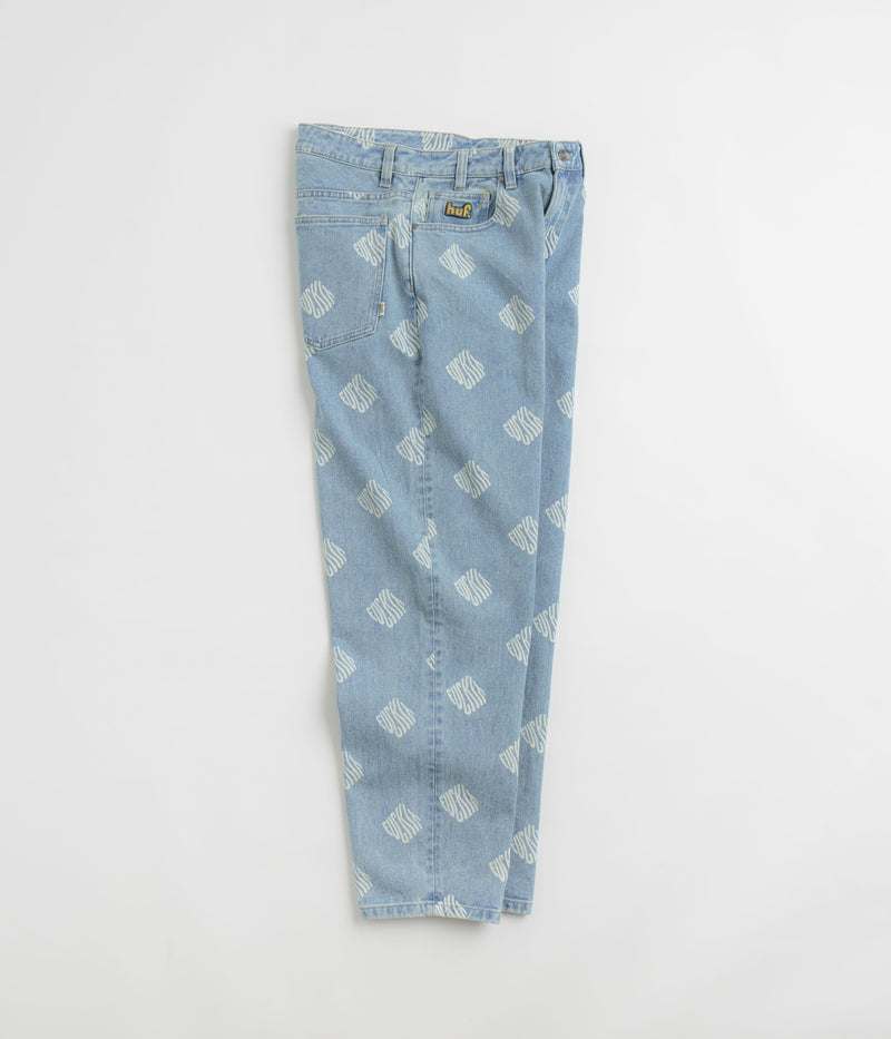 HUF Cromer Print Pants in Blue
