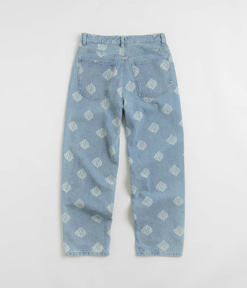 HUF Cromer Print Pants in Blue