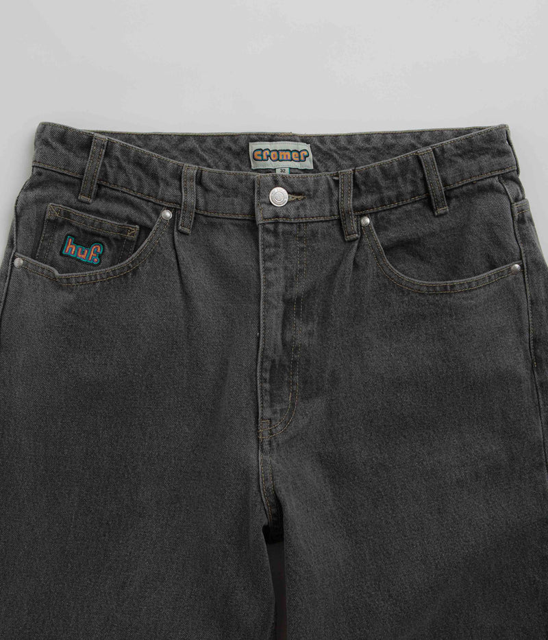 HUF Cromer Washed Pants in Frost Grey