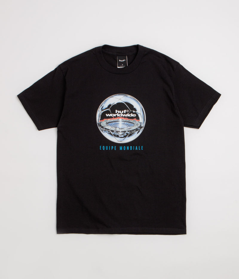 HUF Equipe Mondiale T-Shirt in Black