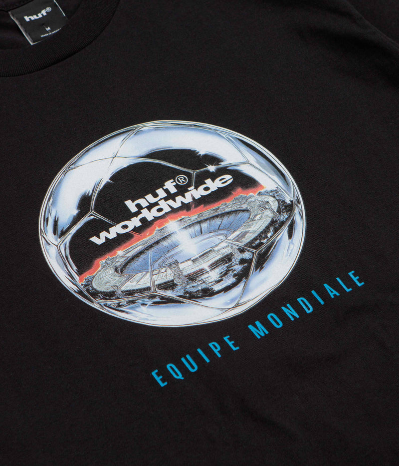 HUF Equipe Mondiale T-Shirt in Black
