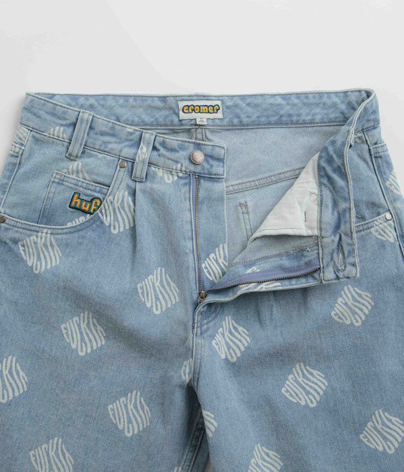 HUF Fuck It Cromer Shorts in Blue