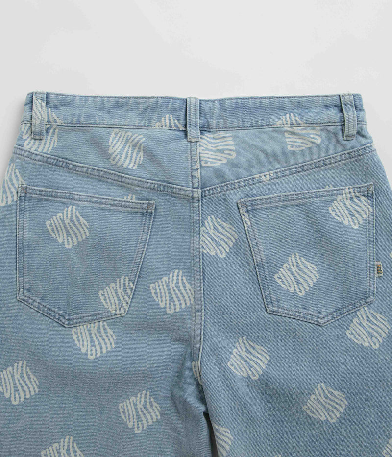 HUF Fuck It Cromer Shorts in Blue