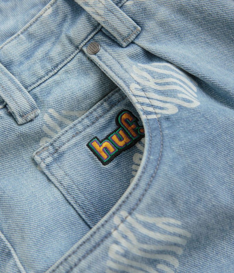 HUF Fuck It Cromer Shorts in Blue