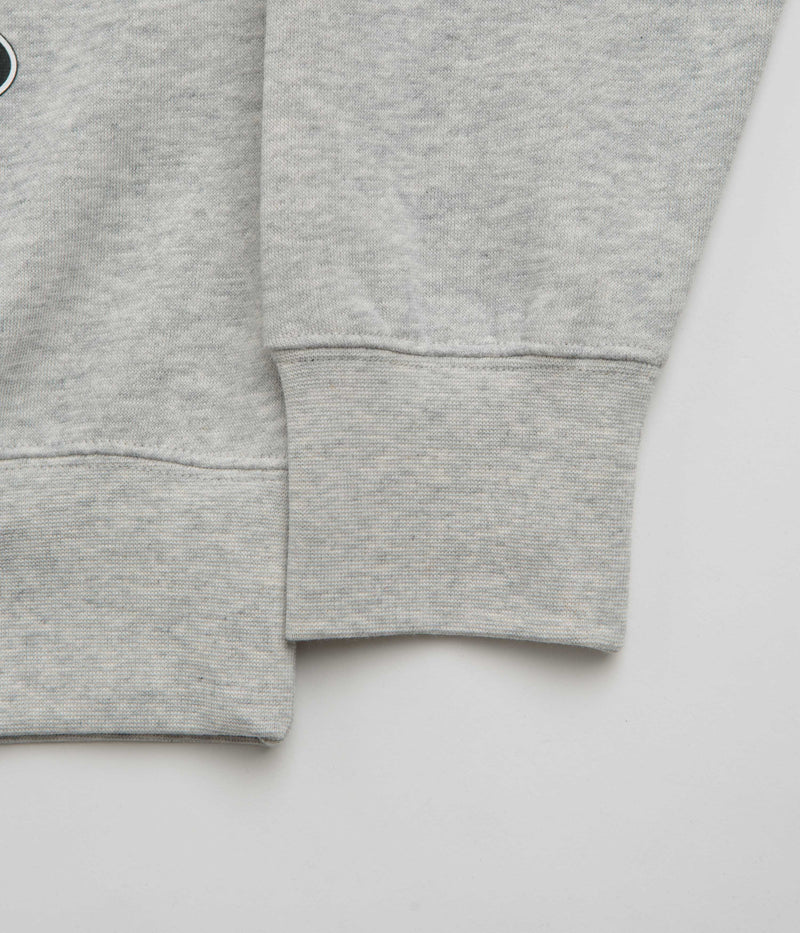 HUF Greddy Showcase Crewneck Sweatshirt in Heather Grey