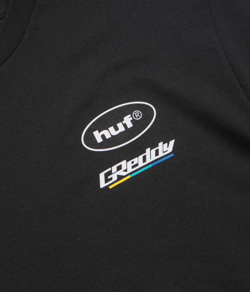 HUF Greddy Showcase T-Shirt in Black
