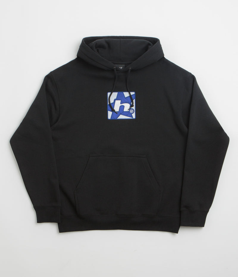 HUF H Star Hoodie in Black