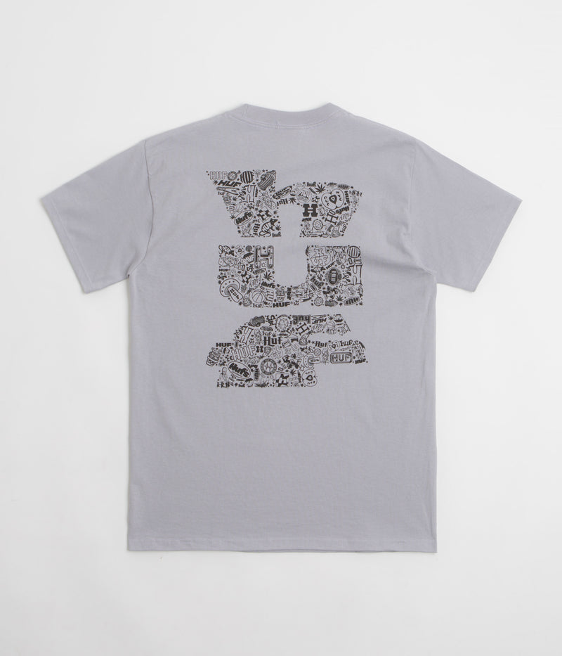 HUF Metablast T-Shirt in Dust Purple