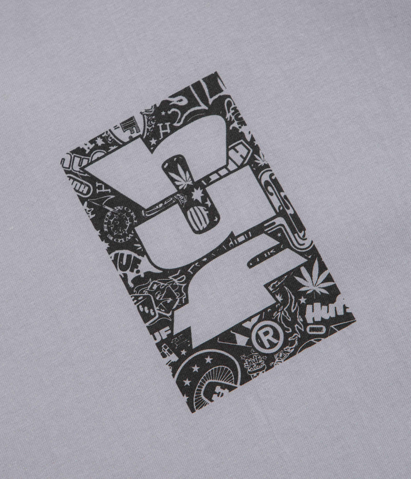 HUF Metablast T-Shirt in Dust Purple