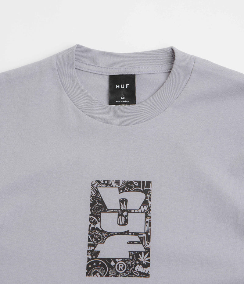 HUF Metablast T-Shirt in Dust Purple
