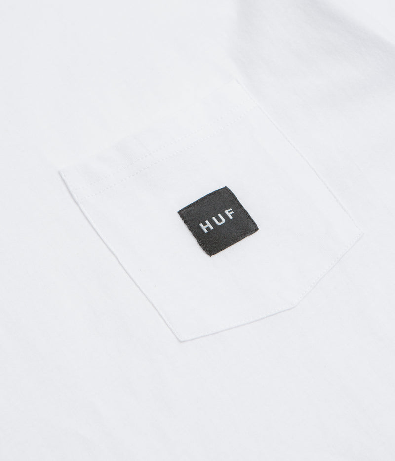 HUF Set Box Logo Pocket T-Shirt in White