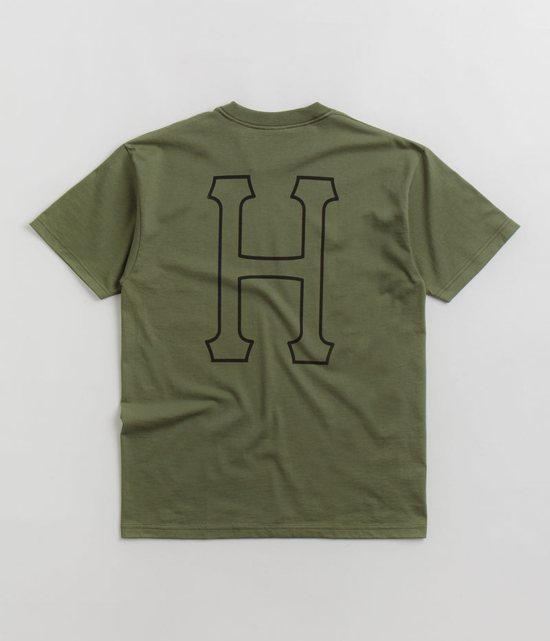 HUF Set H T-Shirt in Olive