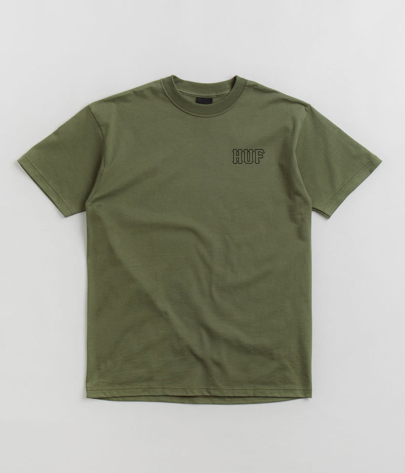 HUF Set H T-Shirt in Olive