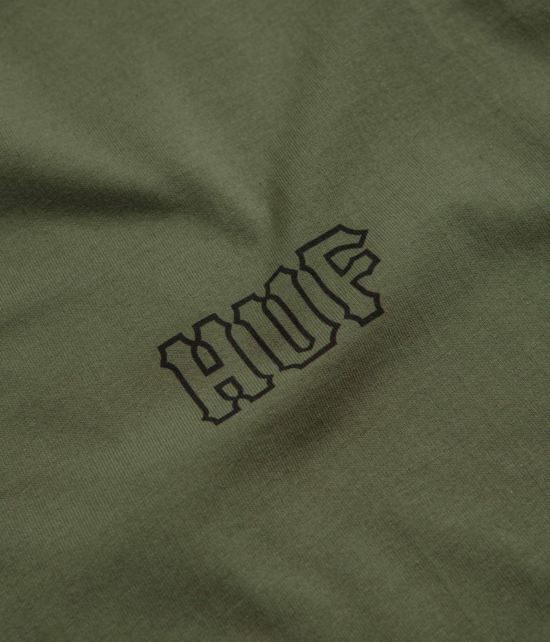 HUF Set H T-Shirt in Olive