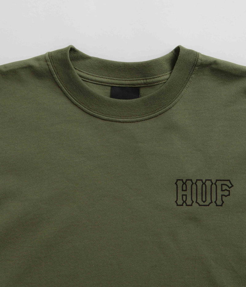 HUF Set H T-Shirt in Olive