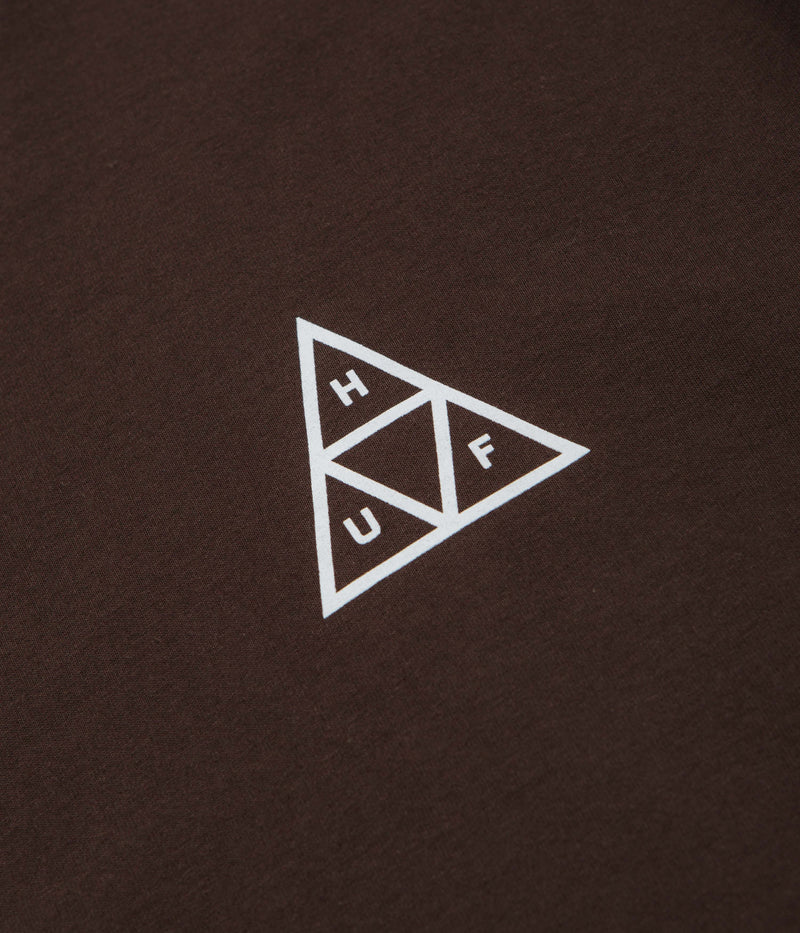 HUF Set TT T-Shirt in Espresso
