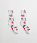 HUF Shrooms Socks in White