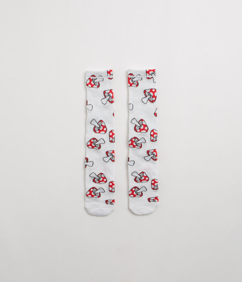 HUF Shrooms Socks in White