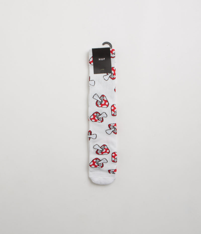 HUF Shrooms Socks in White
