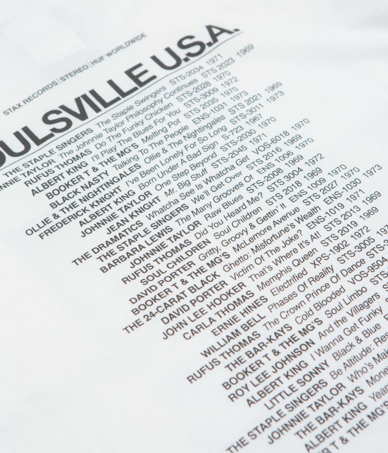 HUF Soulsville USA T-Shirt in White