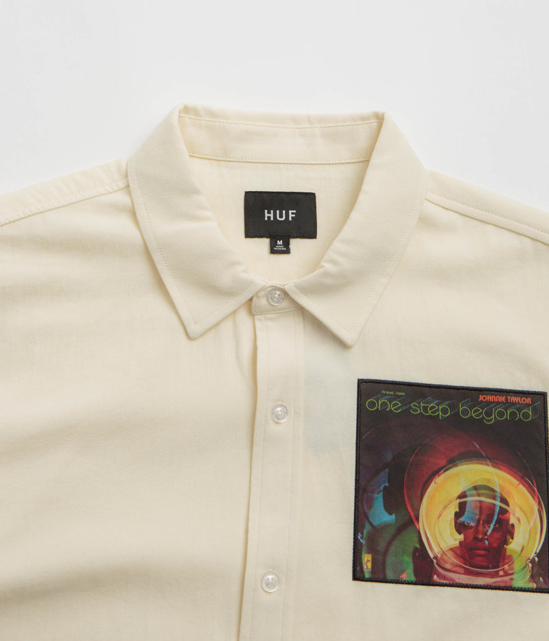 HUF Stax Patches Shirt in Natural