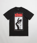 HUF Stax Snap T-Shirt in Black