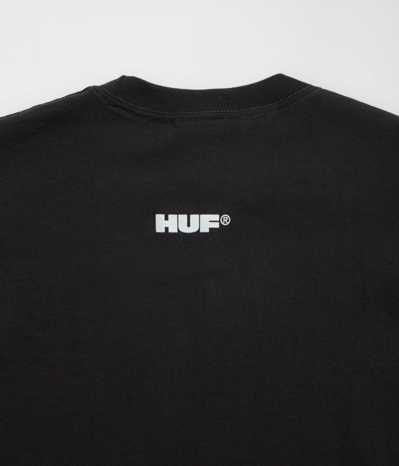 HUF Stax Snap T-Shirt in Black