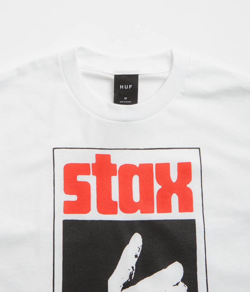HUF Stax Snap T-Shirt in White