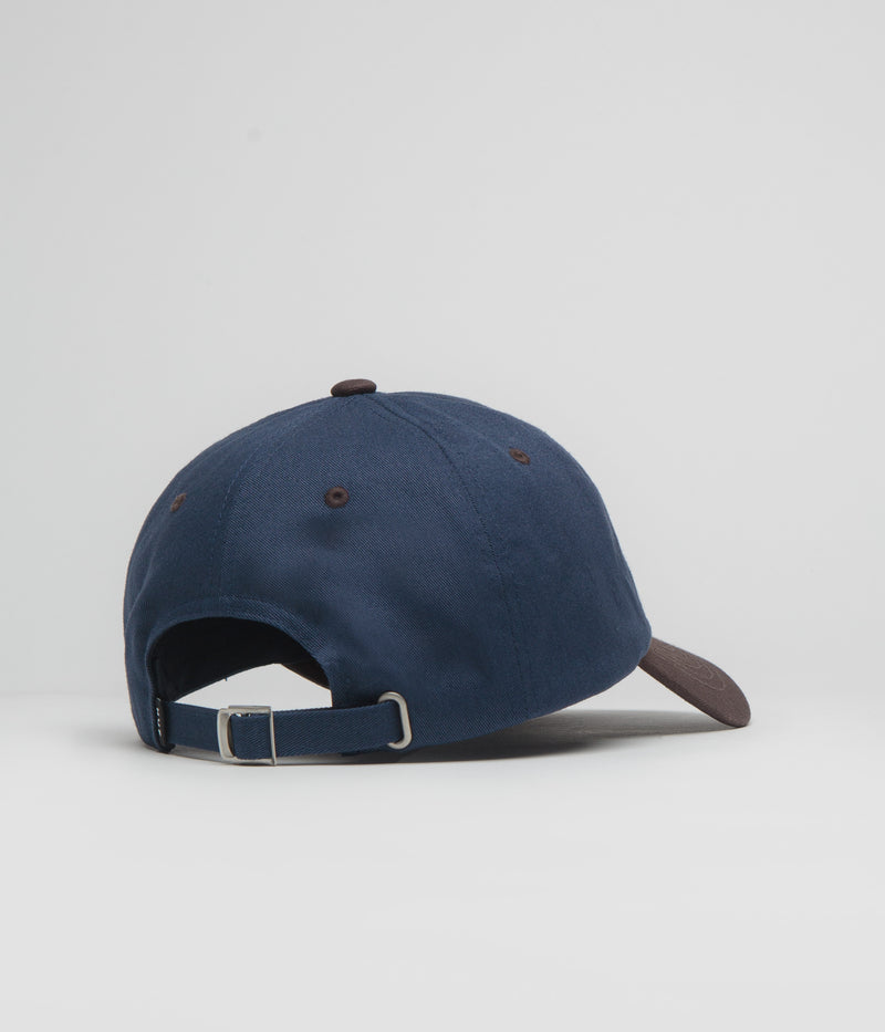 HUF Stretch Logo Cap in Navy